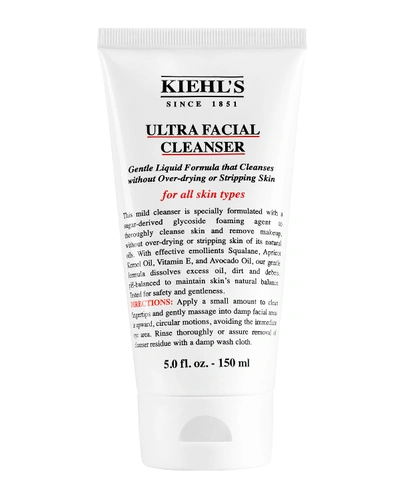 Kiehl's Since 1851 Ultra Facial Cleanser 150ml, Cleanses Skin And Removes Makeup In White