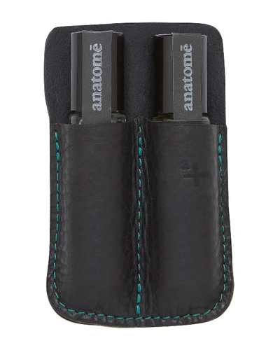 Anatome Double Leather Travel Holder For 10 ml