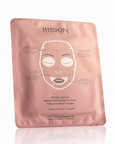 111skin Rose Gold Brightening Facial Treatment Mask Box, 5 Count In Colourless