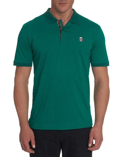 Robert Graham Men's Easton Polo Shirt In Green