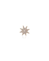 BEEGODDESS VENUS STAR 14K DIAMOND STUD EARRING, SINGLE,PROD231120083
