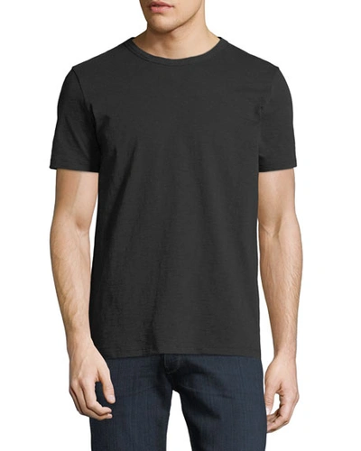 Theory Cosmos Essential Slub Cotton T-shirt In Eclipse