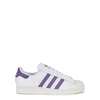 ADIDAS ORIGINALS SUPERSTAR WHITE LEATHER SNEAKERS,3825033
