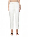 Haider Ackermann Mid-rise Straight-leg Trousers In White