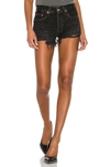 Levi's 501 Original Denim Shorts In Washed Black In Wise Up