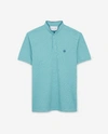 THE KOOPLES SPORT GREEN JERSEY POLO WITH CONTRASTING DETAILS