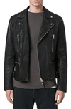 ALLSAINTS MAZO SLIM FIT LEATHER BIKER JACKET,ML009S