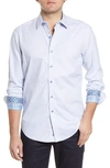 Robert Graham Russell Check Button-up Shirt In Blue