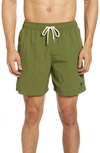 BARBOUR ESSENTIAL SOLID NYLON SWIM TRUNKS,MSW0019RE51