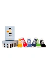 TRUMPETTE TRUMPETTE JOHNNY'S ASSORTED 6-PACK SOCKS,S-2002-A-SB3