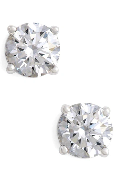 Lafonn Simulated Diamond Stud Earrings In Silver/ Clear