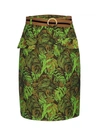 ANDREEVA MINI GREEN JACQUELINE SKIRT