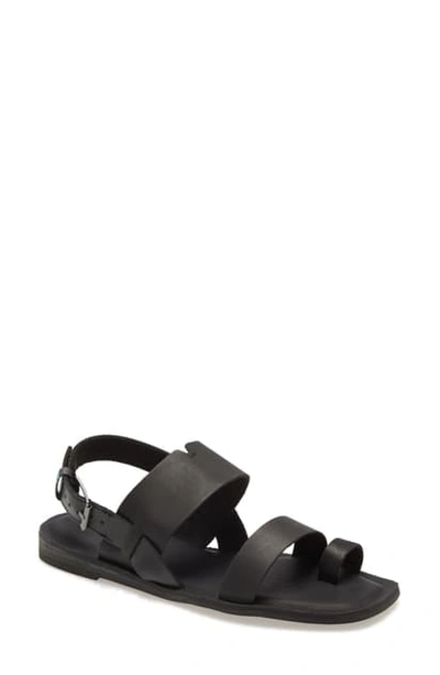 Toms Freya Slingback Sandal In Black Leather