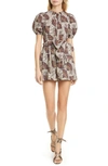 ULLA JOHNSON HOLLIS PUFF SLEEVE ROMPER,SP200407