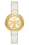 TORY BURCH THE MILLER LEATHER STRAP WATCH, 36MM,TBW6200