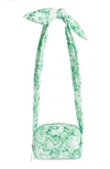 Ganni Print Crossbody Bag In Island Green