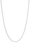 Monica Vinader 24-inch Chain In Silver