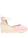 Manebi Mid-wedge Heel Espadrilles In Pink