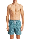 SAKS FIFTH AVENUE COLLECTION PAISLEY SWIM TRUNKS,0400011596212