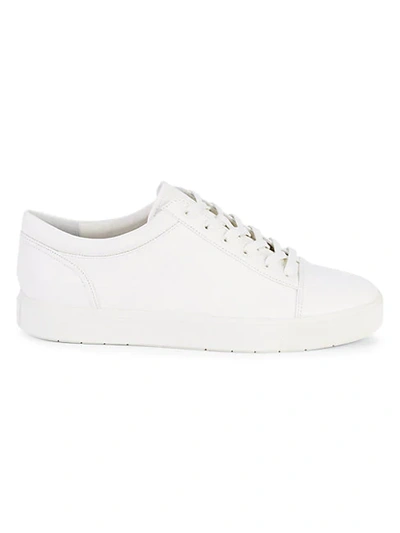 Vince Belford Leather Trainers In White