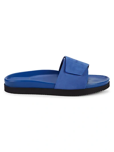 Buscemi Suede Slides In Royal