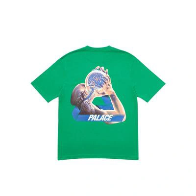 Pre-owned Palace  Tri-gaine T-shirt Green
