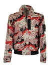 Stone Island 445e3 3c + Pu Desert Camouflage Jacket In Stucco