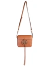 Tory Burch Miller Leather Shoulder Bag In Cuoio