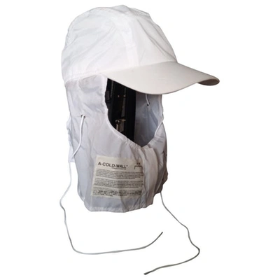Pre-owned A-cold-wall* Hat In White