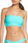 Seafolly Essential Tube Bikini Top In Maui Blue