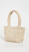 LOEFFLER RANDALL MINA BEADED MINI TOTE BAG