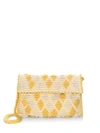 Antonello Tedde Suni Rombi Clutch In Yellow