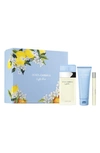 DOLCE & GABBANA LIGHT BLUE EAU DE TOILETTE SET,89687500000