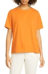 Eileen Fisher Women's Crewneck Organic T-shirt In Squash