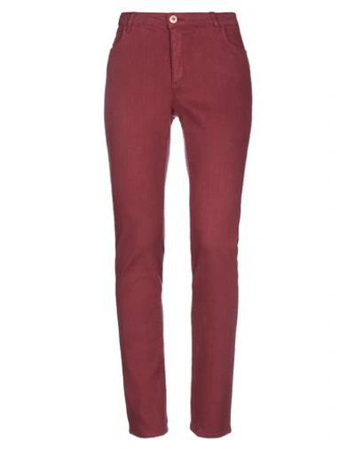 Trussardi Jeans Jeans In Brick Red