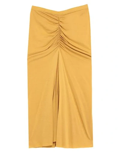 Rick Owens 3/4 Length Skirts In Yellow