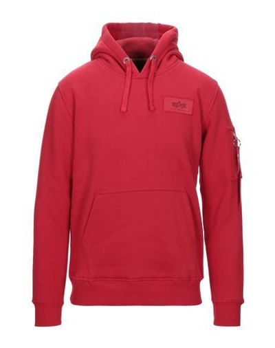 Alpha Industries Sweatshirts In Red