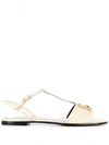 GIVENCHY MYSTIC LEATHER SANDALS