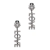 ASHLEY WILLIAMS LOVE CRYSTAL-EMBELLISHED CLIP-ON EARRINGS,3194262
