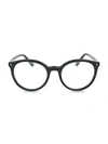 STELLA MCCARTNEY CORE 52MM ROUND OPTICAL GLASSES,0400012454653