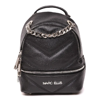 Marc Ellis Beverly Backpack In Black Leather