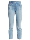 L Agence L'agence Sada Cropped Slim Fit Jeans In Resevoir