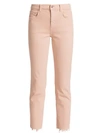 L Agence Sada High-rise Crop Slim Jeans In Petal