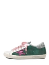 GOLDEN GOOSE SUPERSTAR SNEAKERS GREEN,11322972