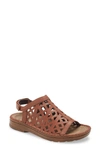 Naot Amadora Slingback Sandal In Mocha Rose Leather