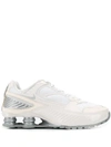 Nike Shox Enigma 9000 Sneakers In Phantom/ Silver/ White