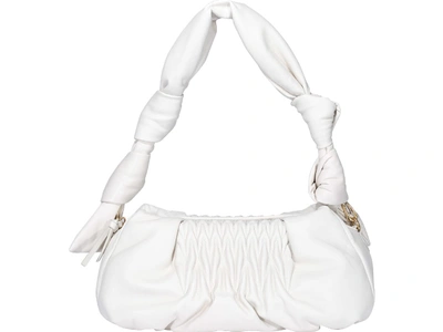 Miu Miu Nappa Pochette In Bianco