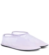 The Row Women's Mesh Sock Flats In Purple