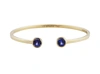 LO SPAZIO JEWELRY LO SPAZIO TANZANITE BANGLE,LSWBNGC1001