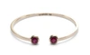 Lo Spazio Jewelry Lo Spazio Burmese Ruby Bangle In Red